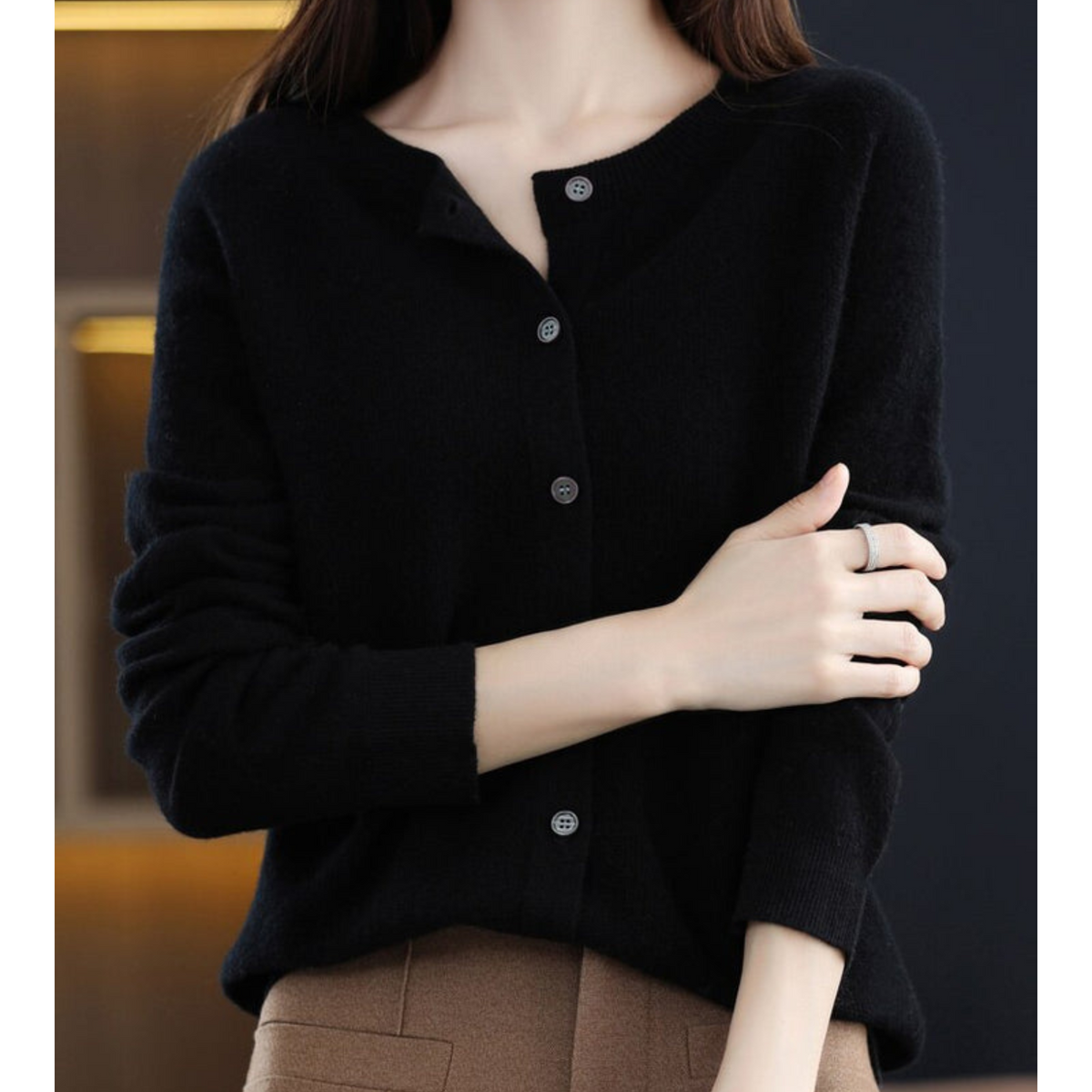 Sidra™ | Open Front Knit Cardigan