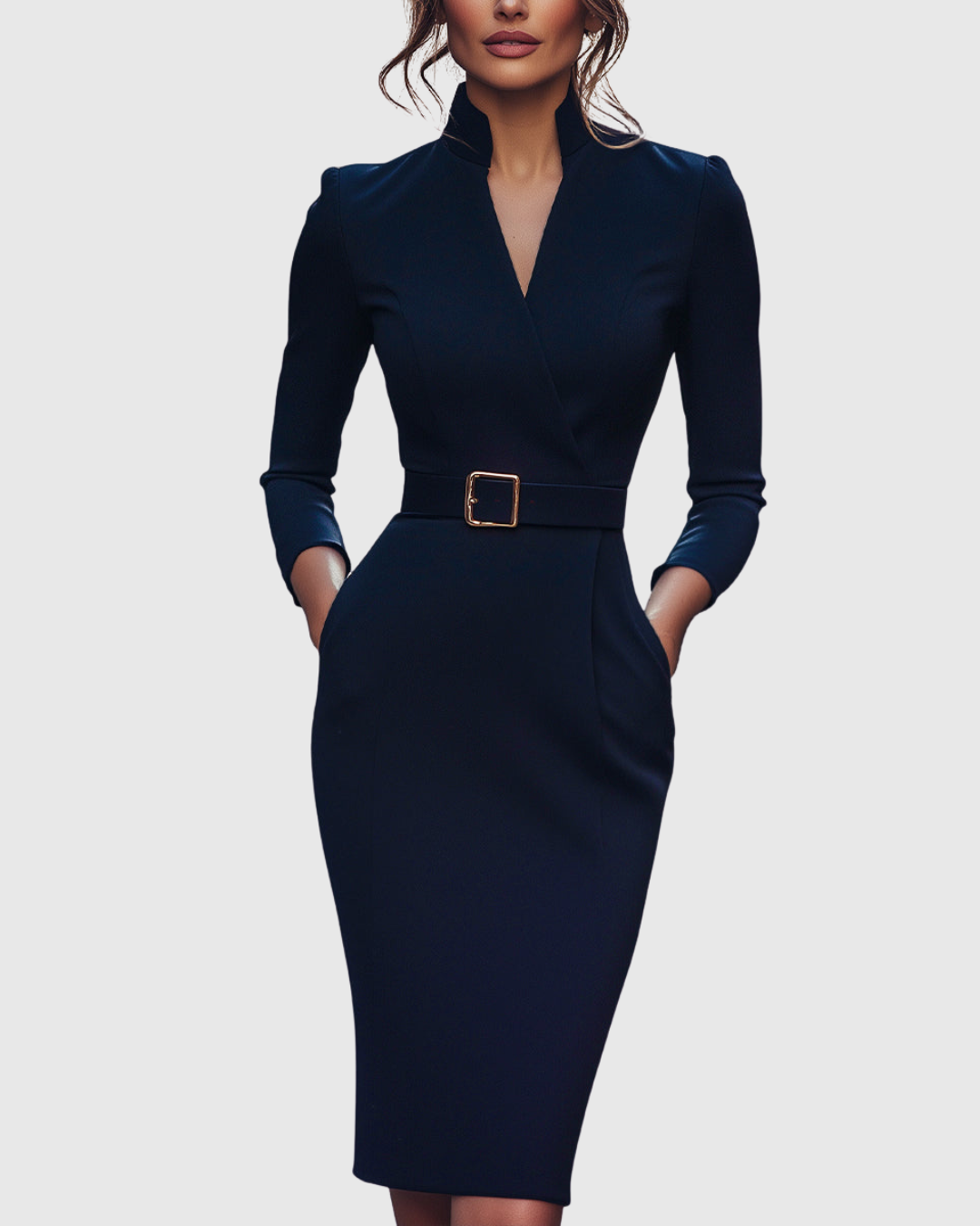 Refined Midi Dress