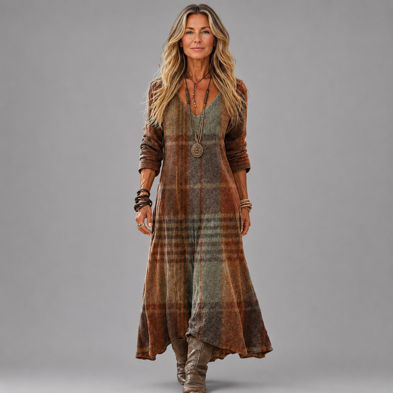 Fauna™ | Easy Wear Long Silhouette Dress