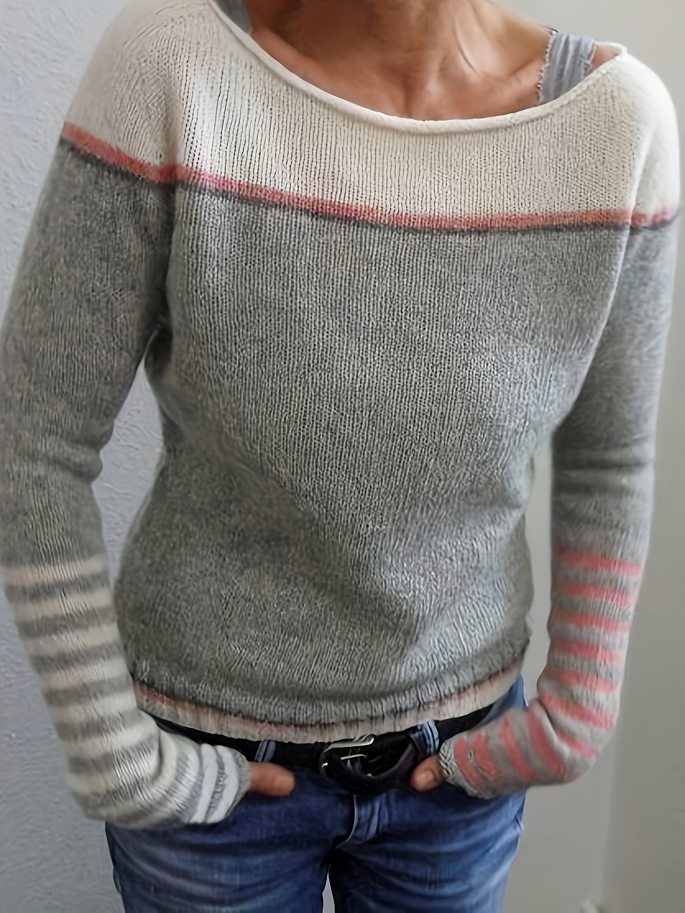 Norelle™ | Striped Pullover Sweater