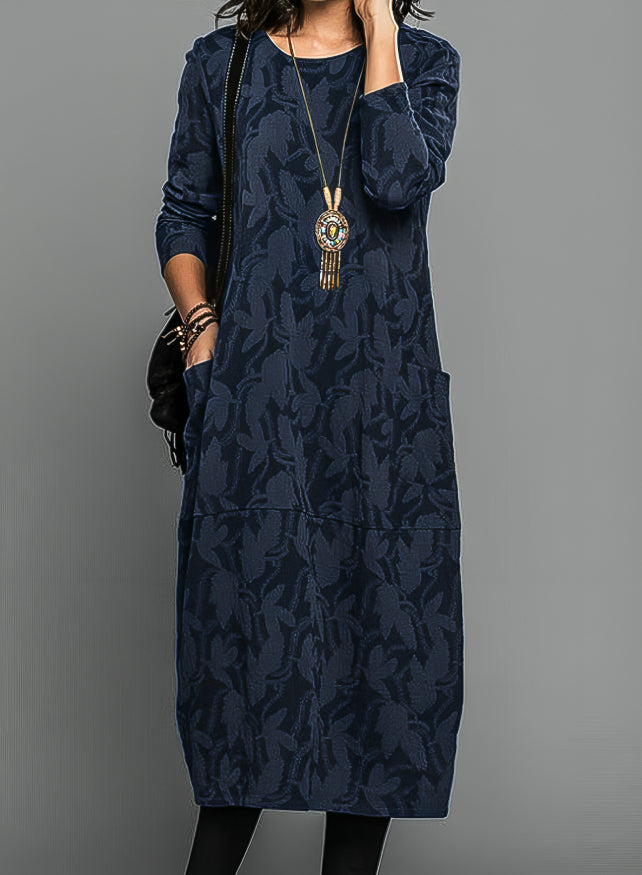 Women's Wedding Guest Printed Midi Dress