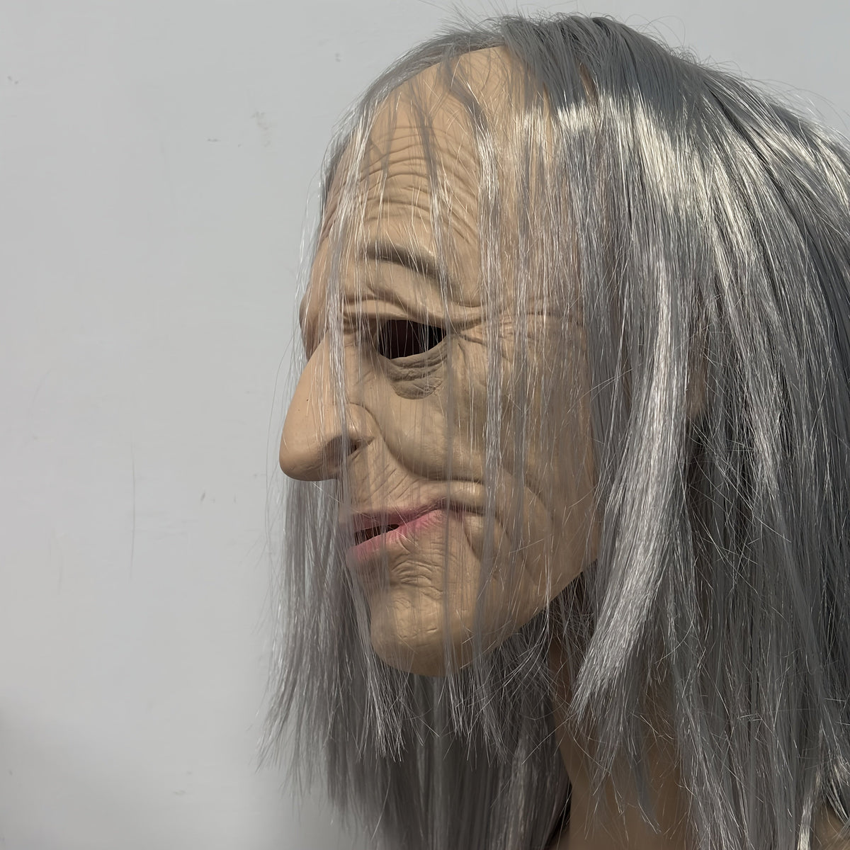Women's Halloween Old Witch Latex Mask