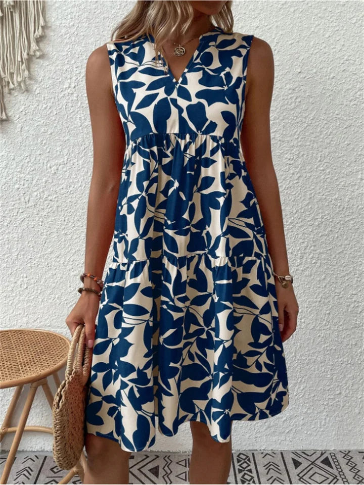 Velora™ | Flowy Midi Dress