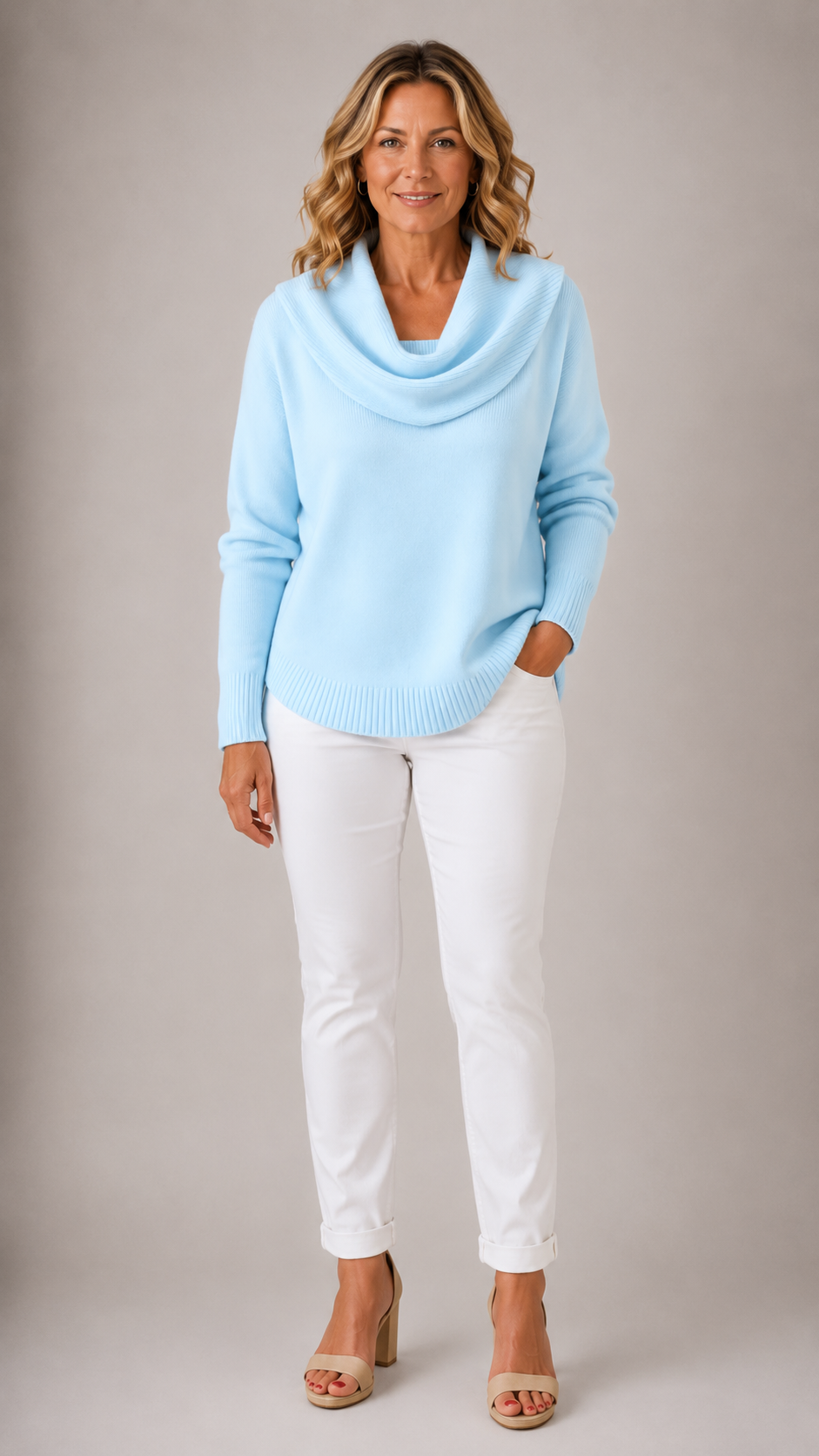 Noelle™ | Cowl Neck Sweater