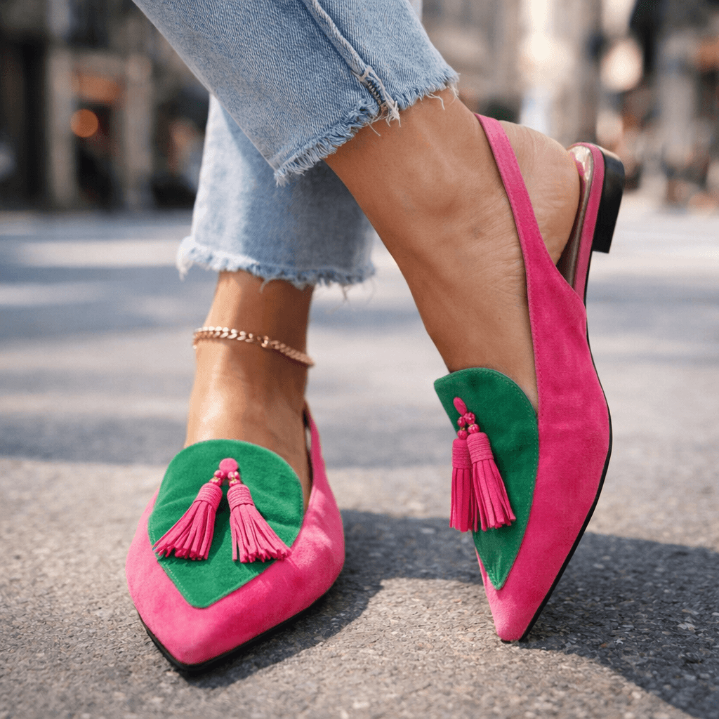 Leonora™ | Slingback Tassel Loafer Flats