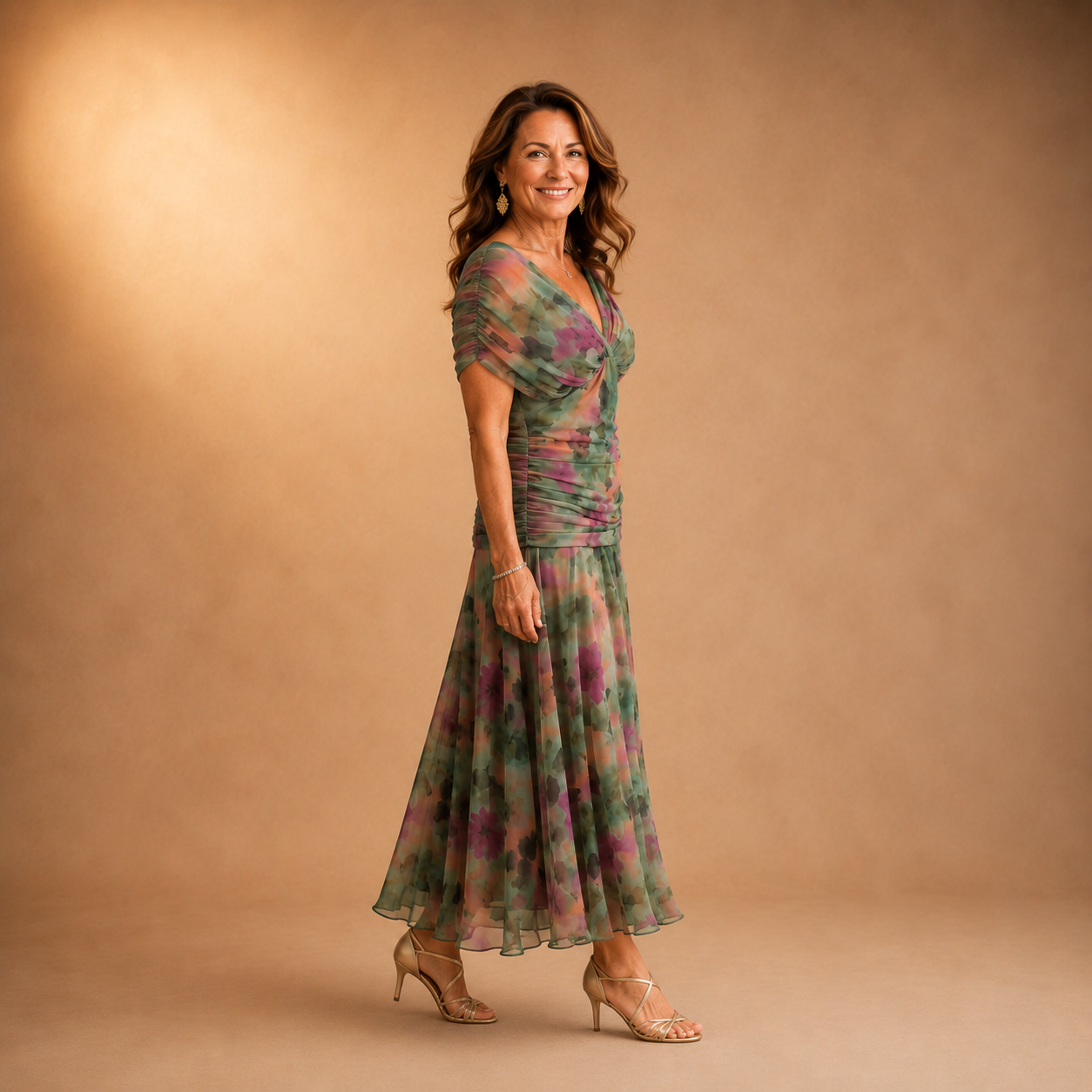 Delilah™ | Off Shoulder Floral Midi Dress