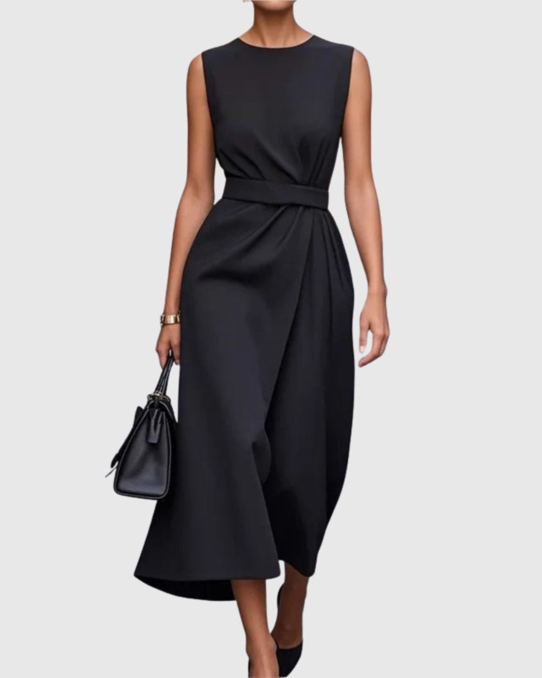 Elegant Round Neck Dress