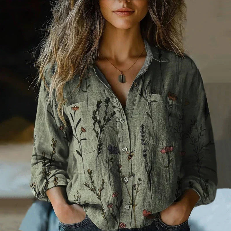 Rosette™ | Bohemian Pattern Vintage Blouse