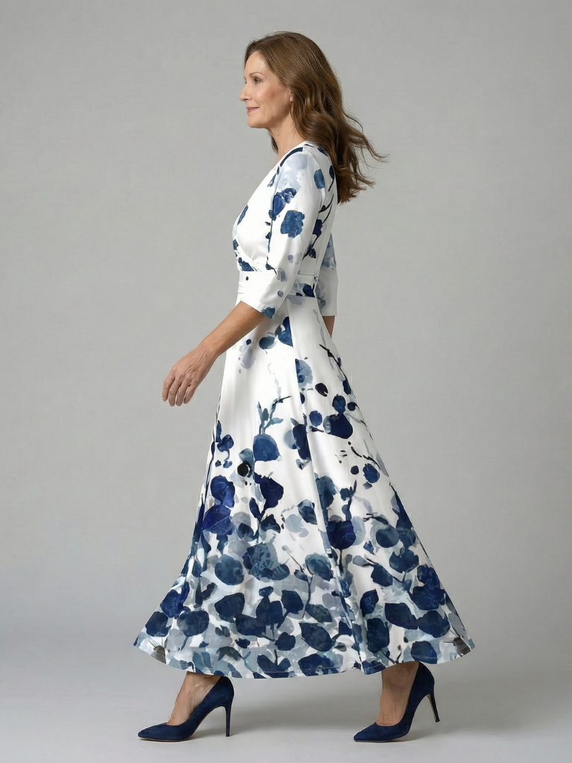 Natalia™ | Elegant Midi Dress