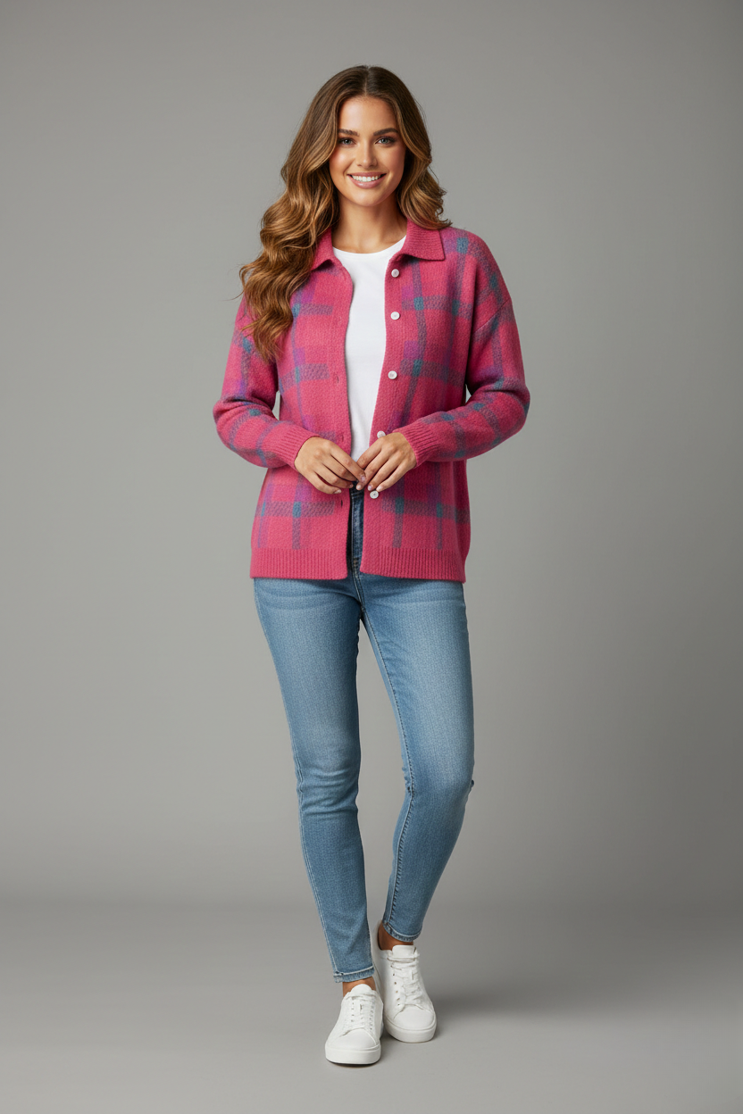Plaidmore™ | Plaid Cardigan