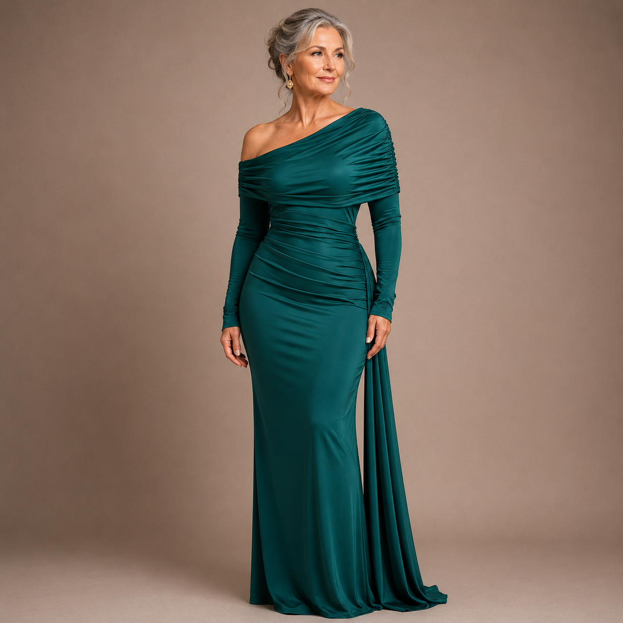 Vivienne™ | One-Shoulder Bodycon Maxi Dress