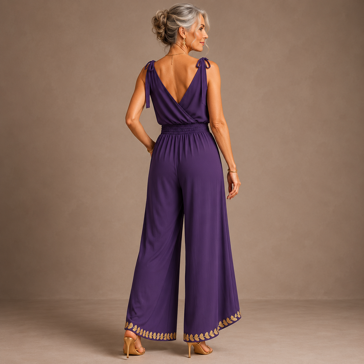 Calista™ | Embroidered Wide-Leg Jumpsuit