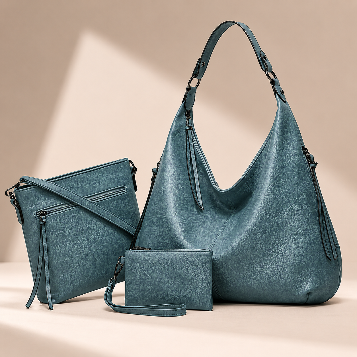 Sable™ | Slouchy Hobo Handbag Set