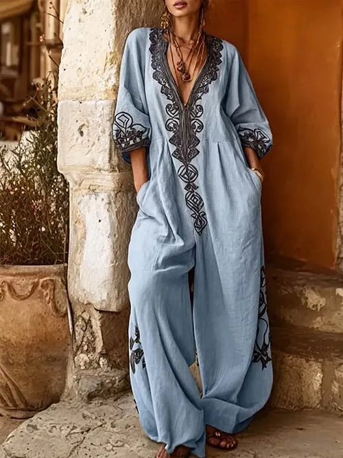 Coralie™ | Free-Spirit Bohemian Jumpsuit