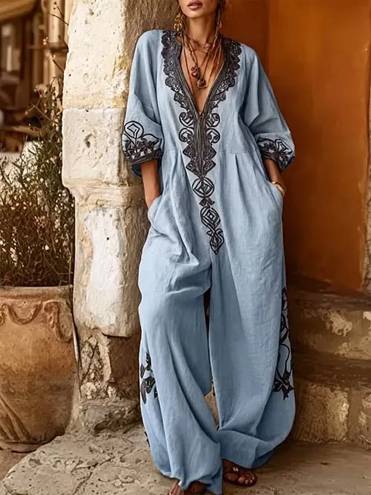 Coralie™ | Free-Spirit Bohemian Jumpsuit