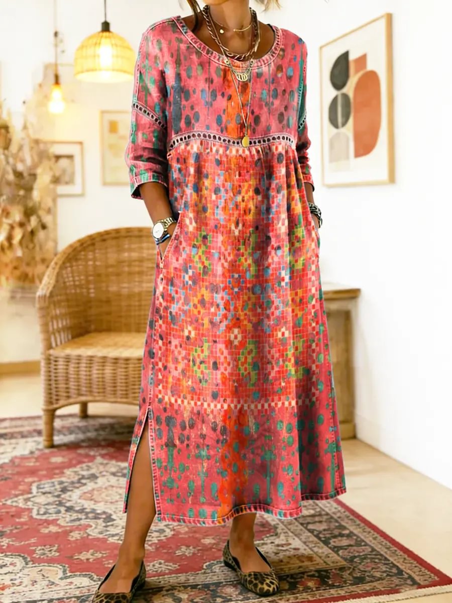 Eloise™ | Elegant Printed Dress