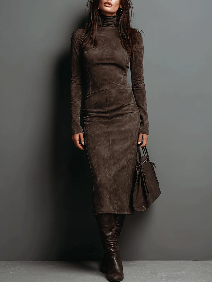 Hazel™ | Long Sleeve Midi Dress