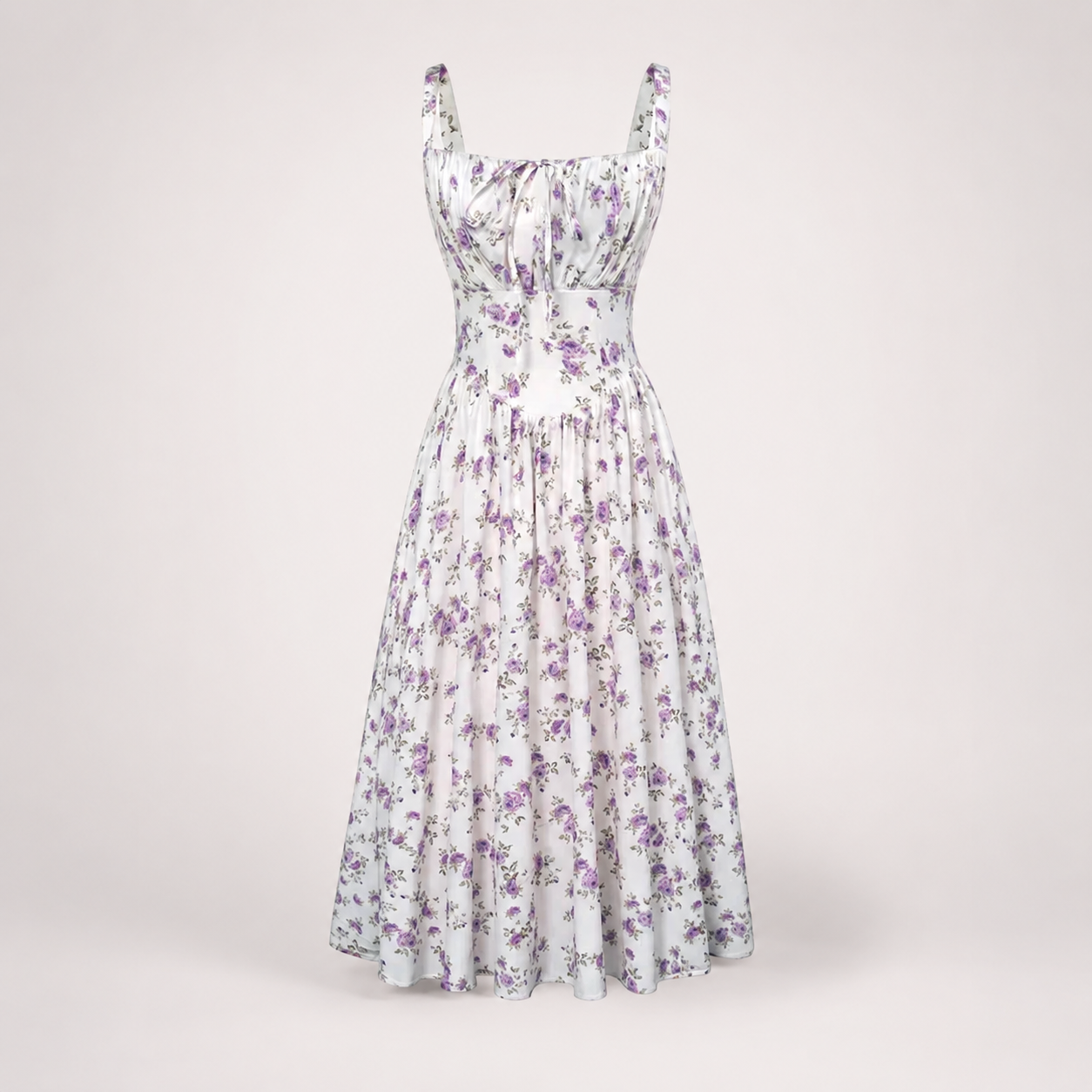 Scarlett | Milkmaid Floral Midi Dress