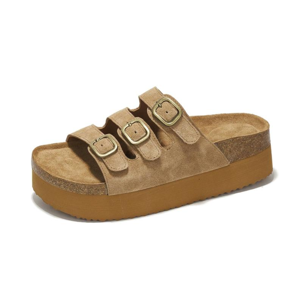 Scooby | Platform Three-Strap Sandals