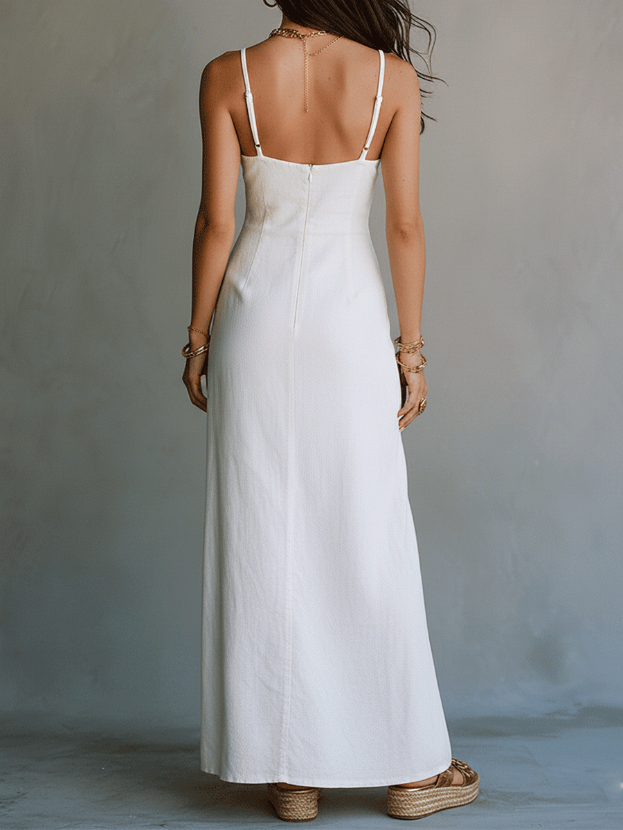 Jovara™ | Strappy Slit Maxi Dress