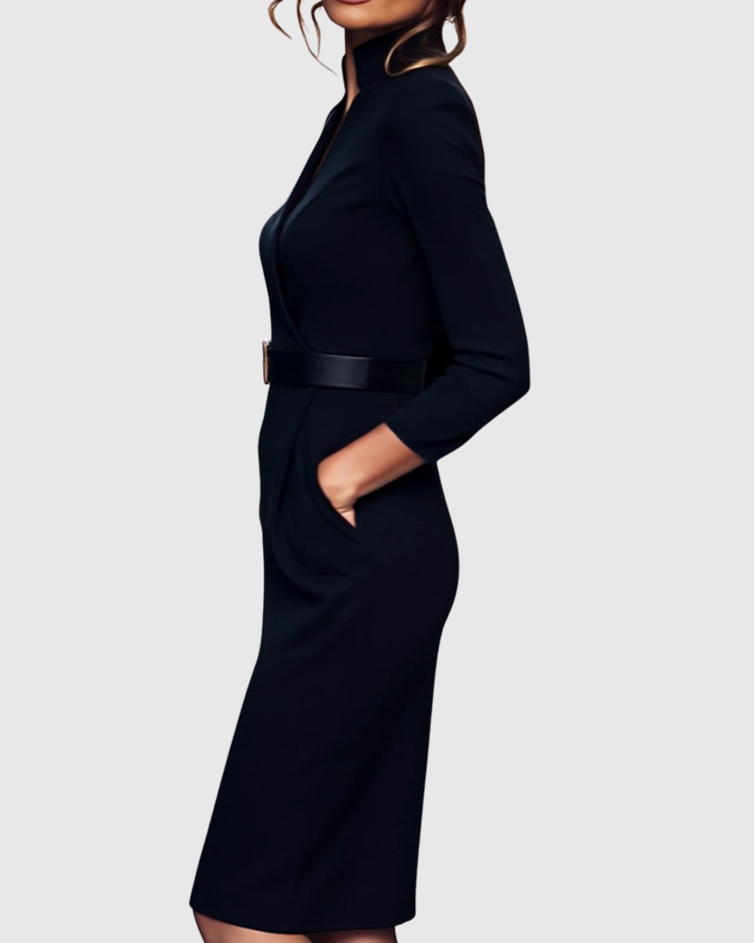 Refined Midi Dress