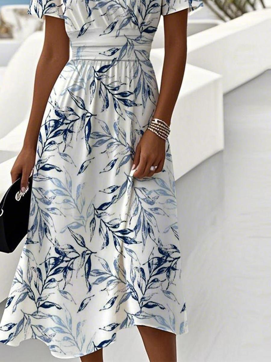 Corinne™ | Garden Breeze Midi Dress