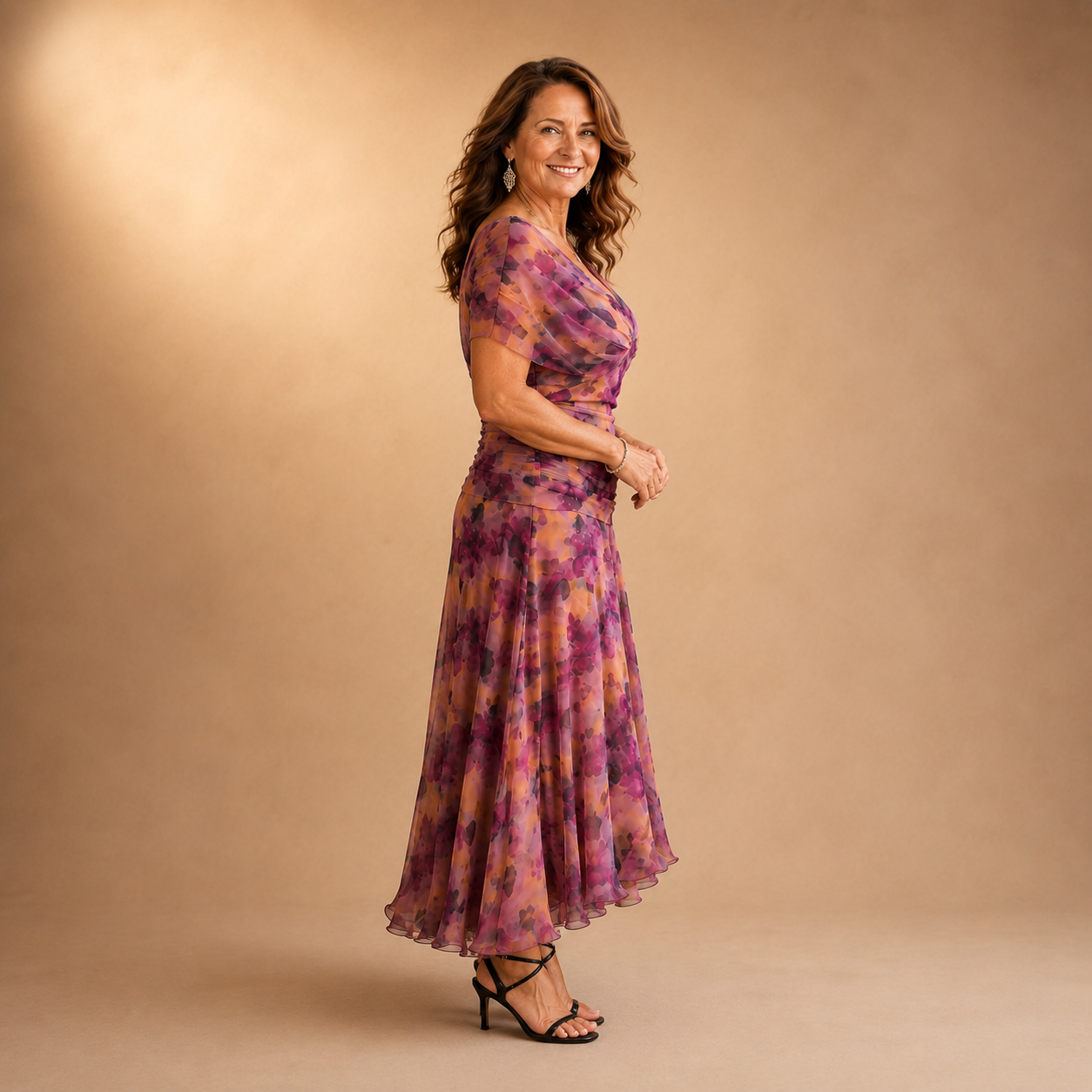 Delilah™ | Off Shoulder Floral Midi Dress
