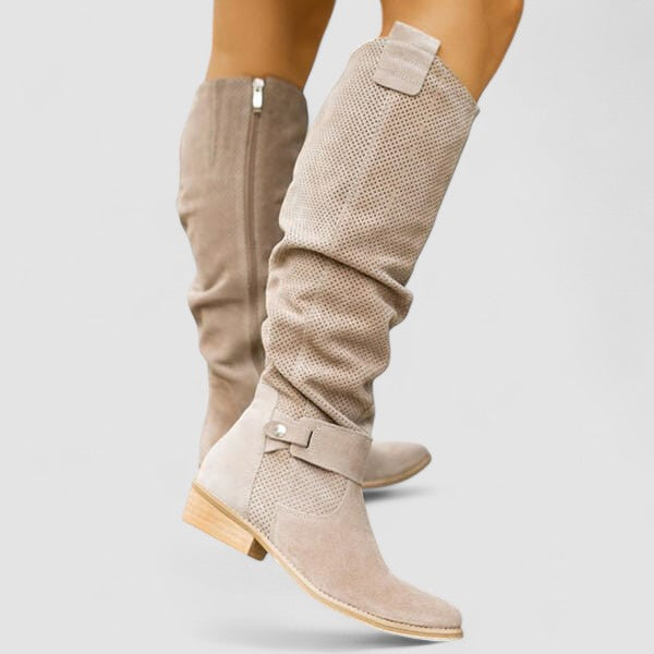 Delaney™ | Slouch Western Knee Boots