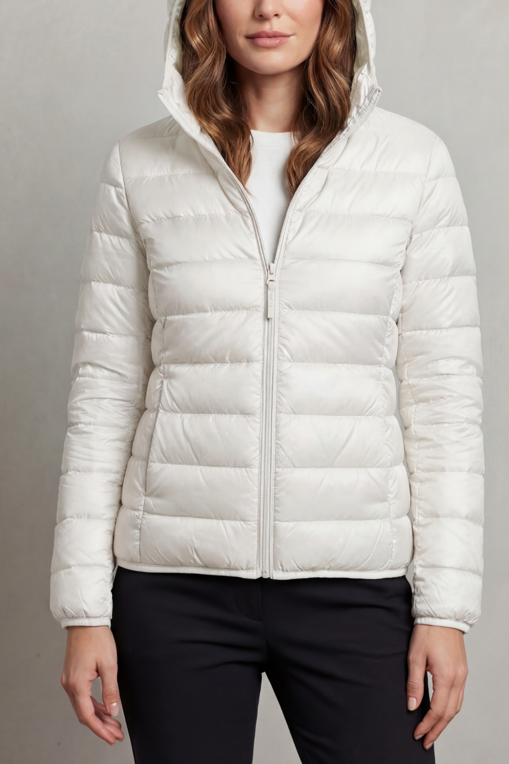 Women's Ultra Light Packable Hooded Puffer Jacket