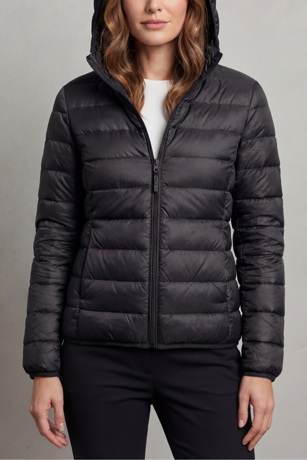 Women's Ultra Light Packable Hooded Puffer Jacket