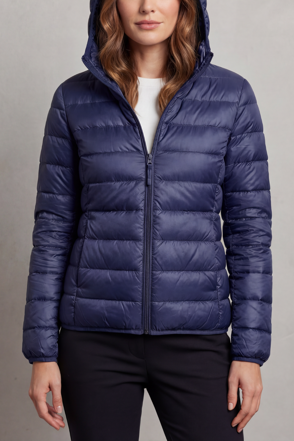 Women's Ultra Light Packable Hooded Puffer Jacket