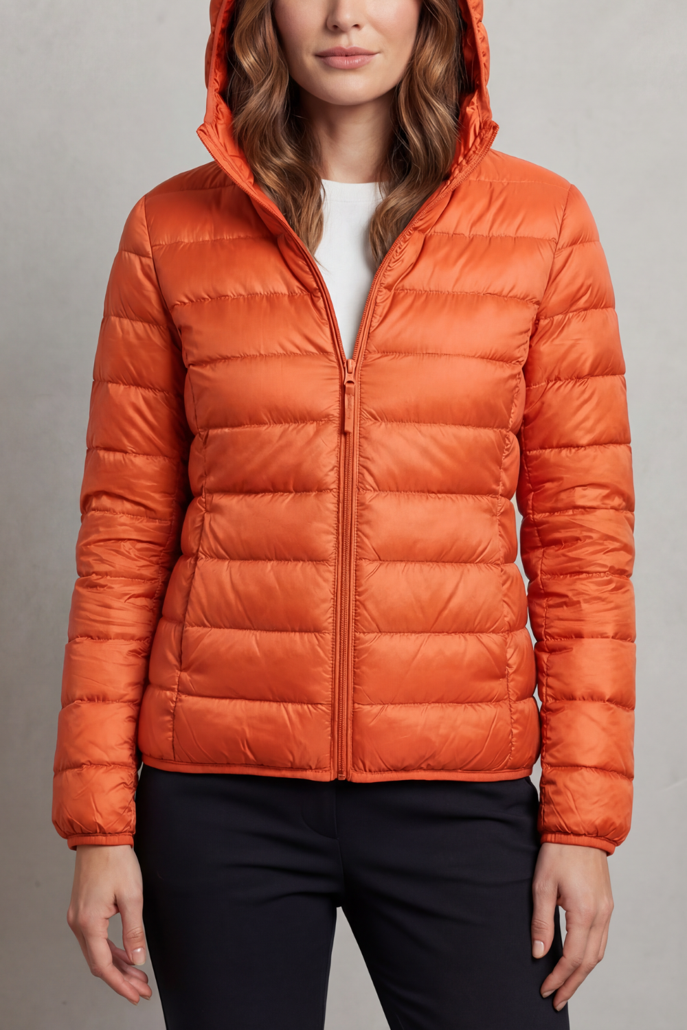 Women's Ultra Light Packable Hooded Puffer Jacket