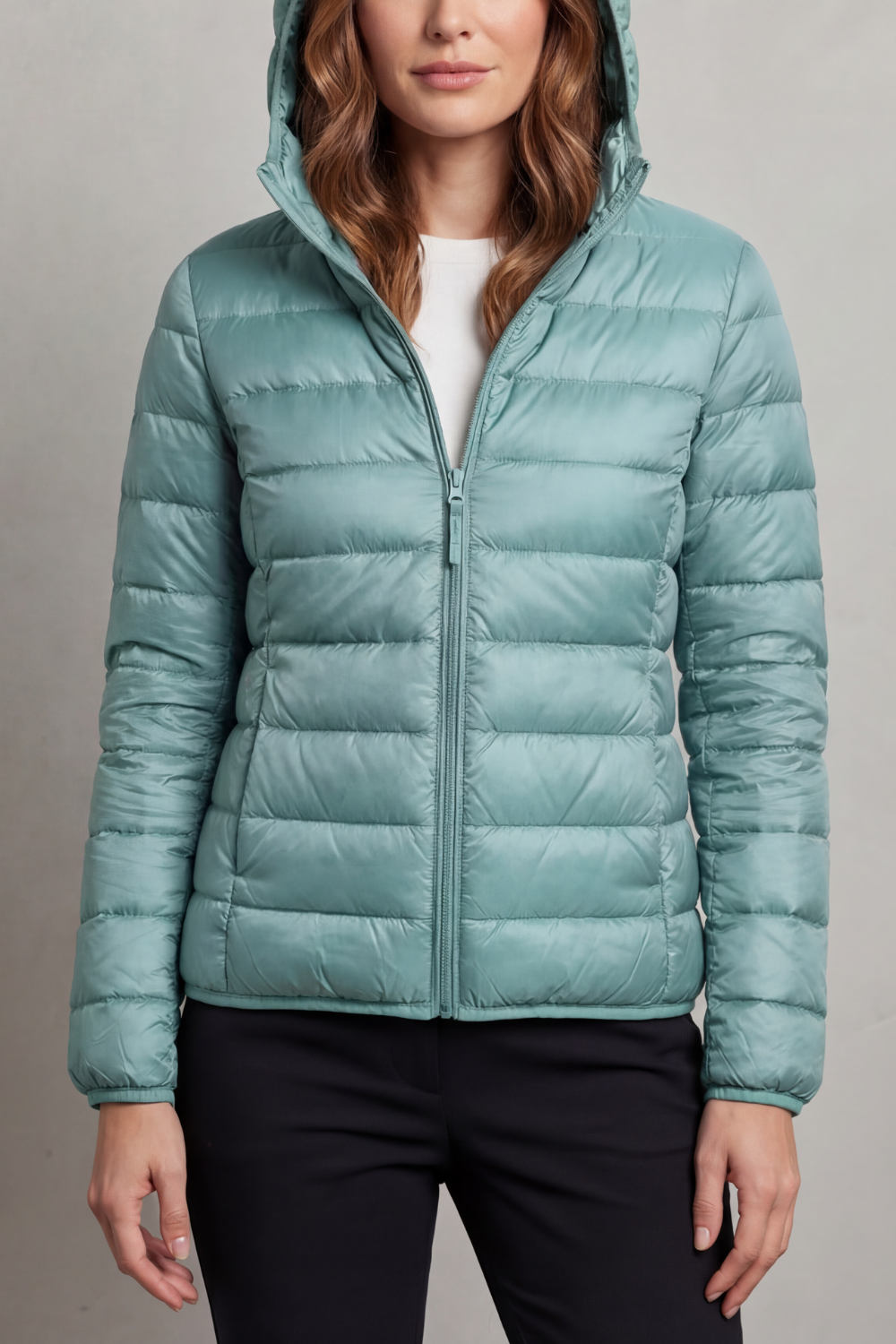 Women's Ultra Light Packable Hooded Puffer Jacket