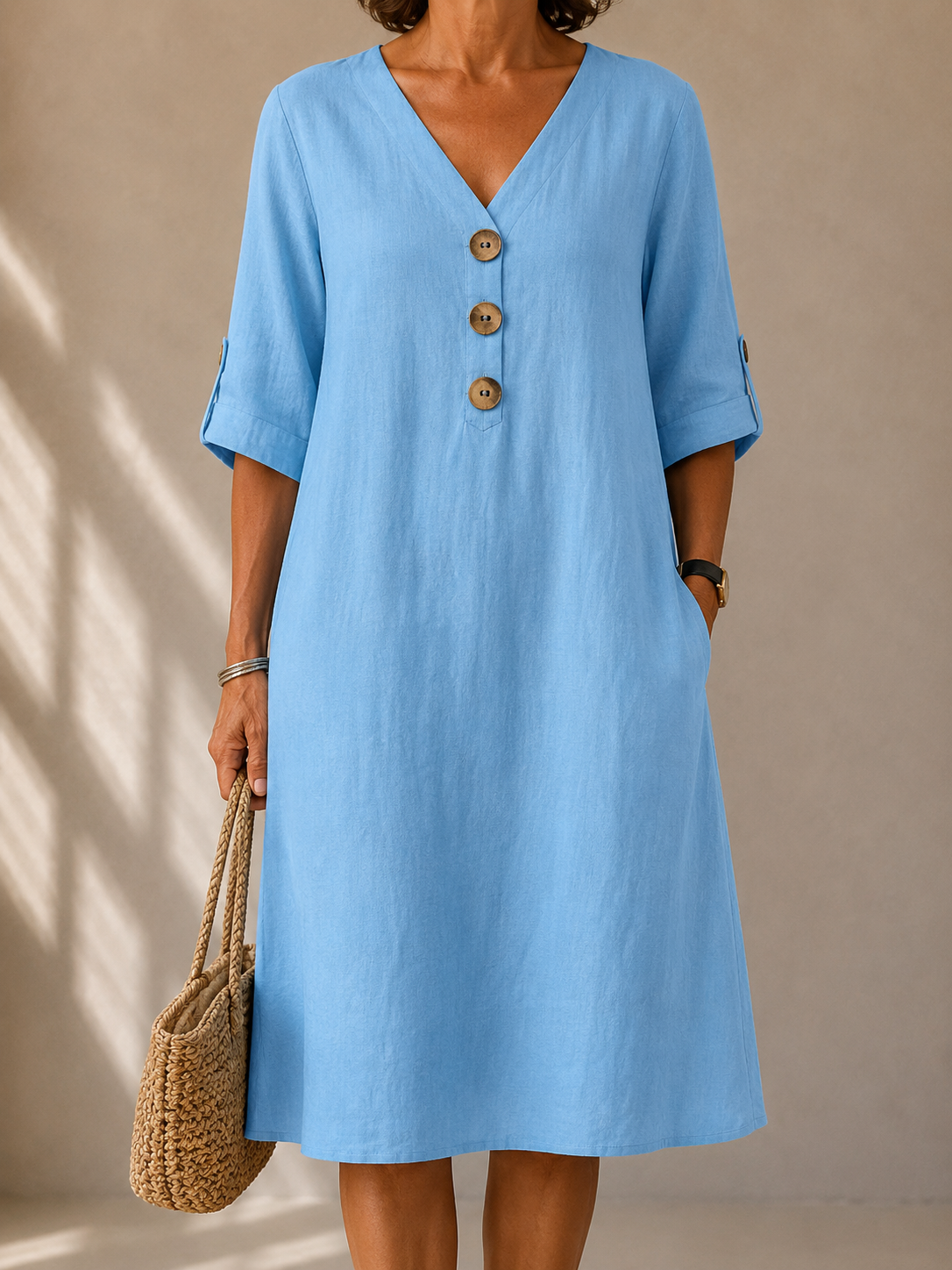 Idaleen™ | Button Dress