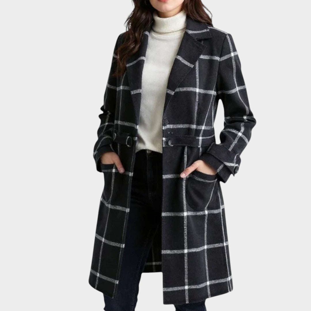 Nevaine™ | Classic Check Autumn Coat