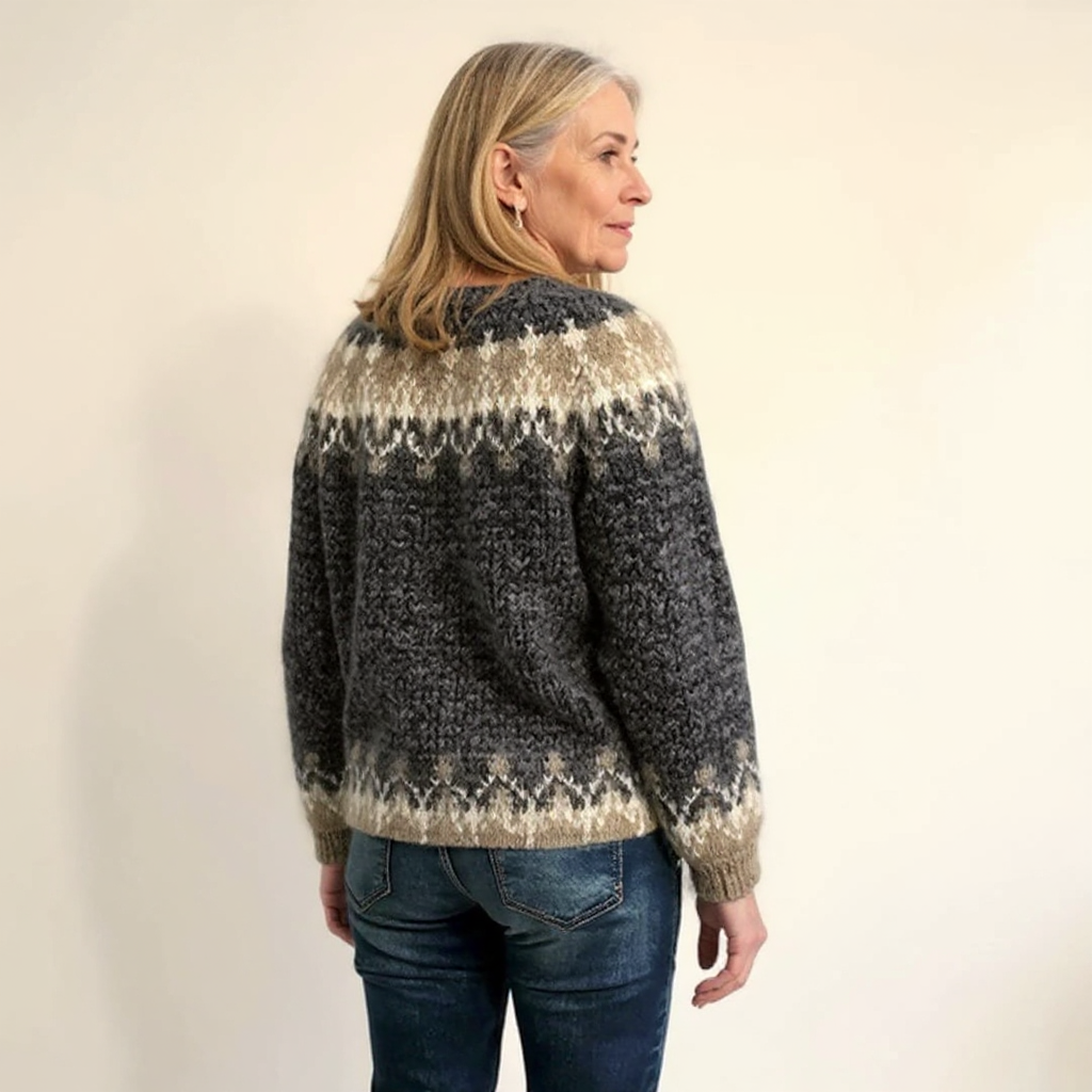 Gretta™ | Fair Isle Yoke Sweater