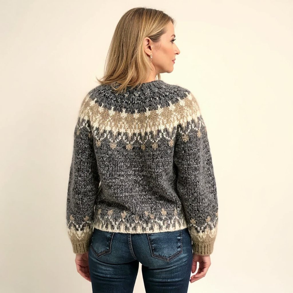 Gretta™ | Fair Isle Yoke Sweater