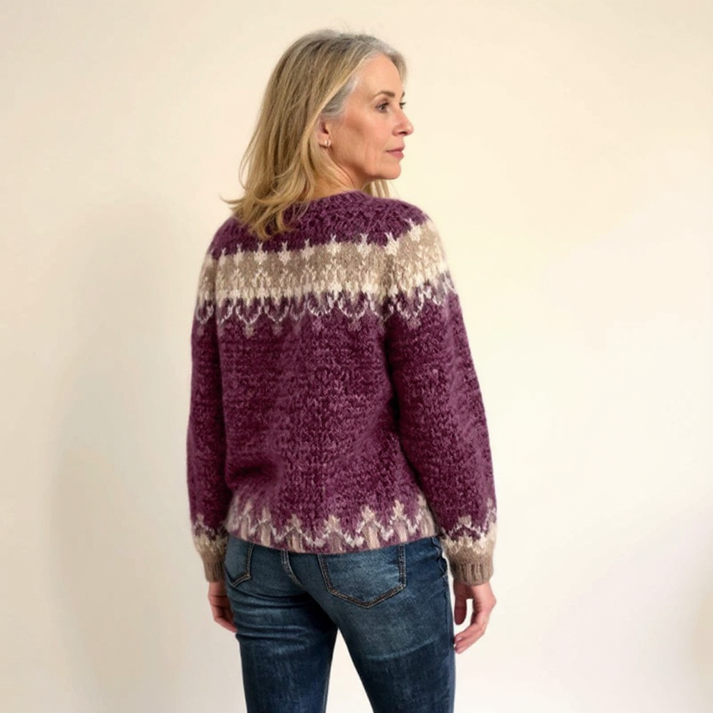 Gretta™ | Fair Isle Yoke Sweater