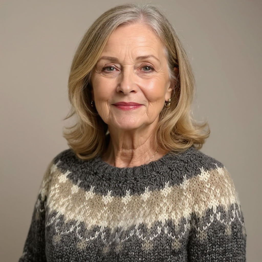 Gretta™ | Fair Isle Yoke Sweater