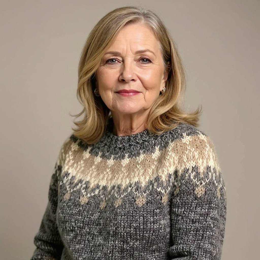Gretta™ | Fair Isle Yoke Sweater