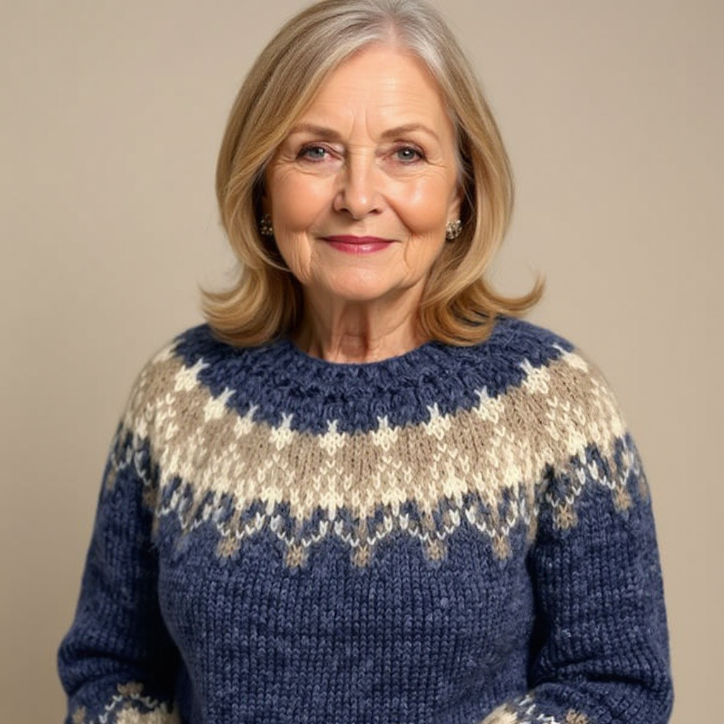 Gretta™ | Fair Isle Yoke Sweater