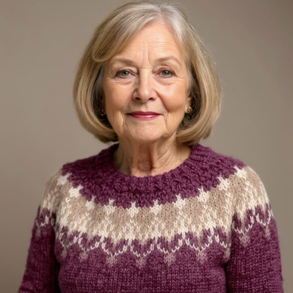 Gretta™ | Fair Isle Yoke Sweater