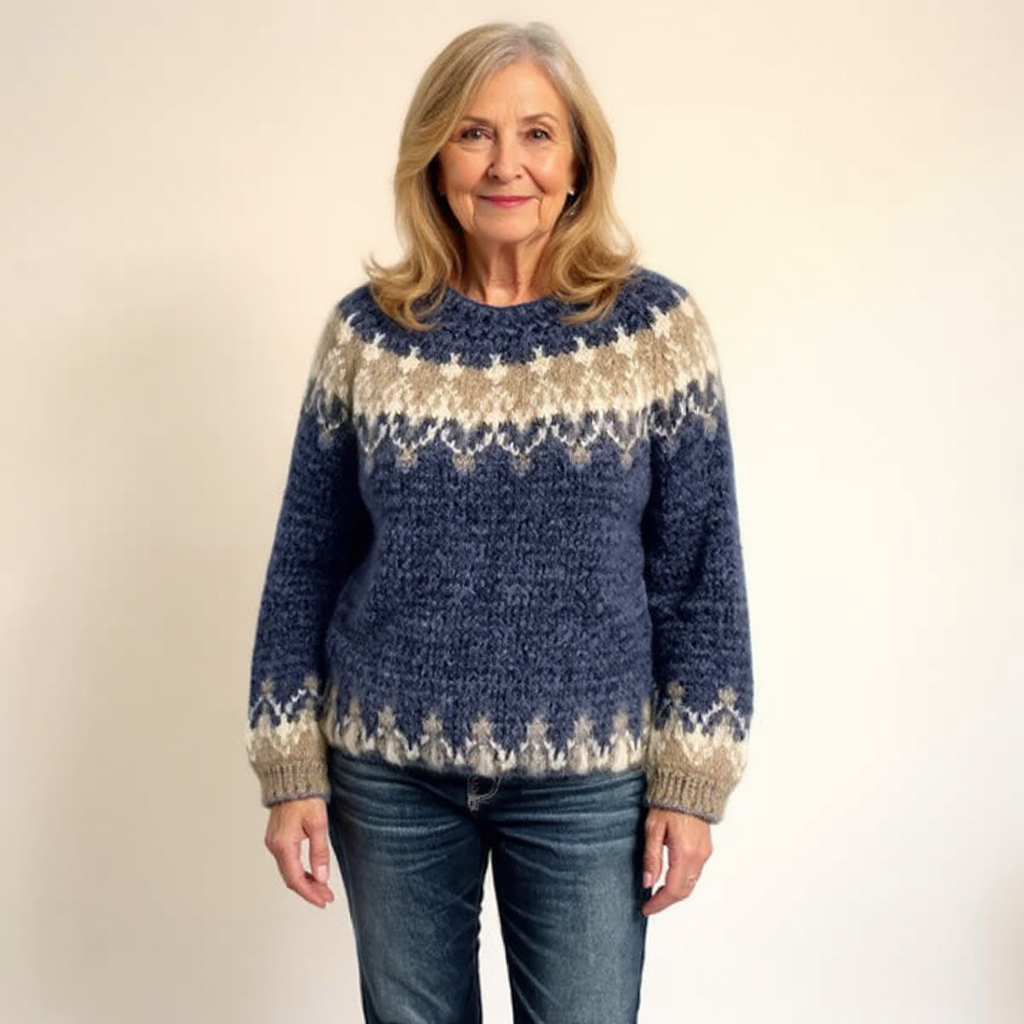 Gretta™ | Fair Isle Yoke Sweater