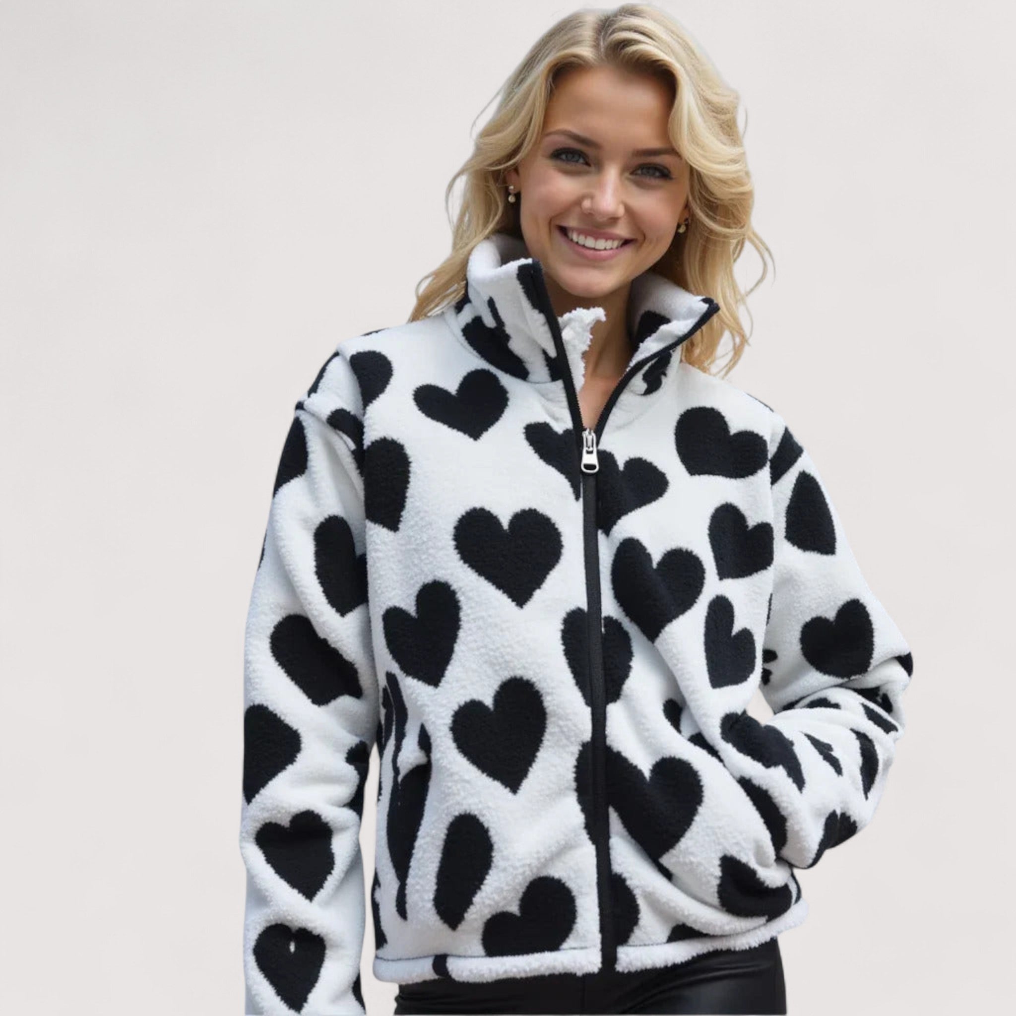 Zia | Reversible Heart Jacket