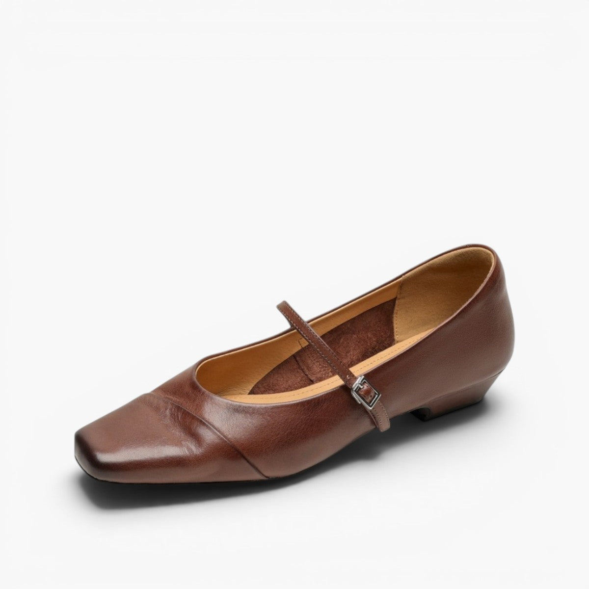 Women's Leather Mary Jane Flats