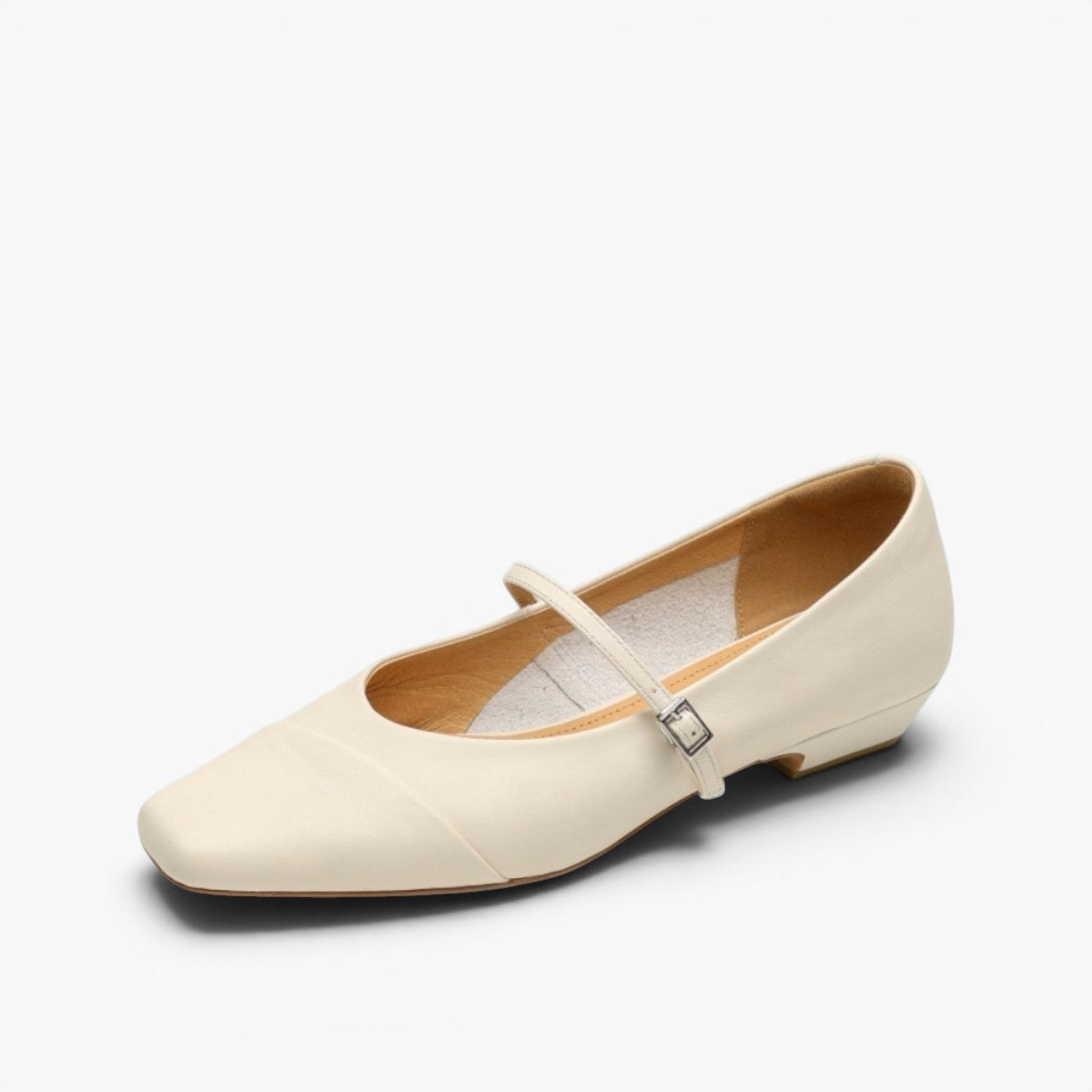 Women's Leather Mary Jane Flats