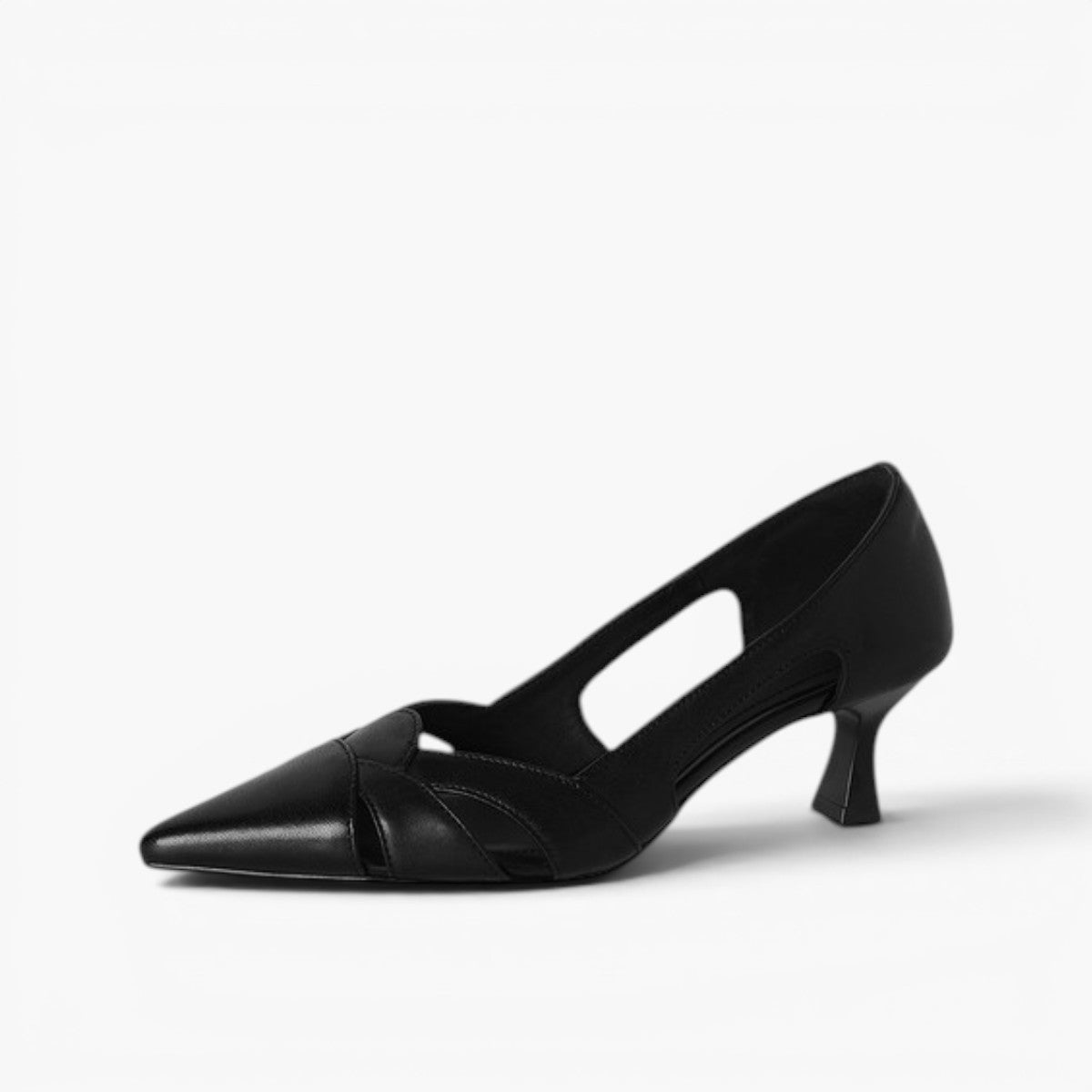 Women's Cutout Leather Pumps