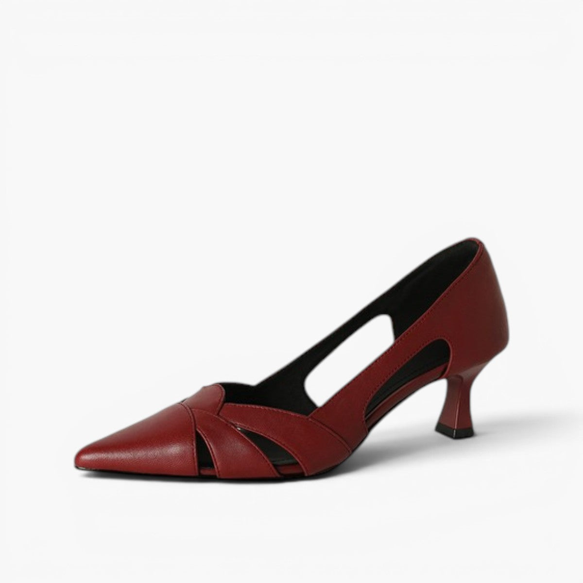 Women's Cutout Leather Pumps