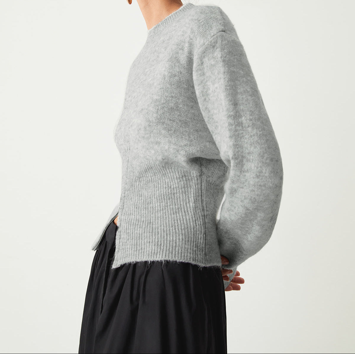 Rosalind | Soft Half-Zip Knit Sweater