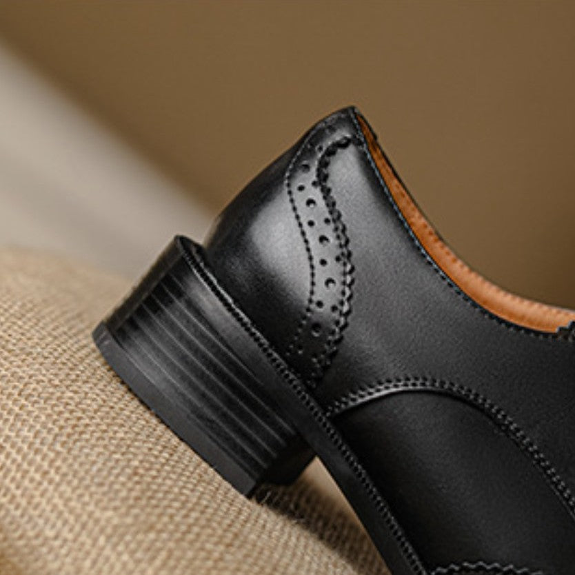 Women's Brogue Leather Oxfords